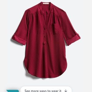 Fun2Fun Mackenzie Henley Blouse